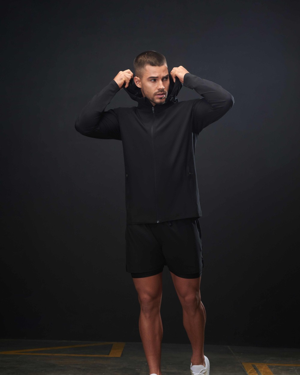 Sweaters & hoodies TOMBO TECHNICAL ZIP THOUGH HOODIE voor bedrukking &amp; borduring