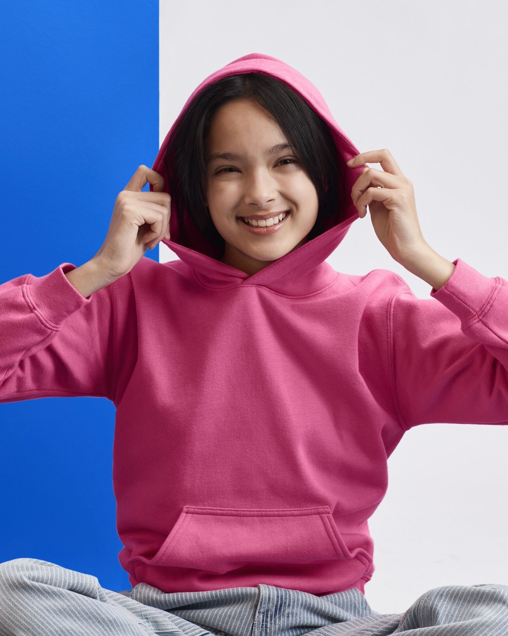Sweaters & hoodies GILDAN SOFTSTYLE® MIDWEIGHT FLEECE YOUTH HOODIE voor bedrukking &amp; borduring