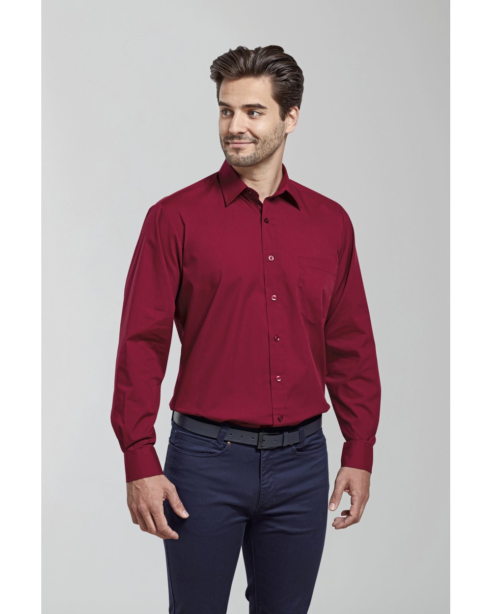 Hemden PREMIER Men´s Poplin Long Sleeve Shirt voor bedrukking &amp; borduring