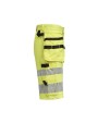 Bermuda's & Shorts JOBMAN 2296 Hi-vis Craftsman Shorts Stretch HP voor bedrukking &amp; borduring
