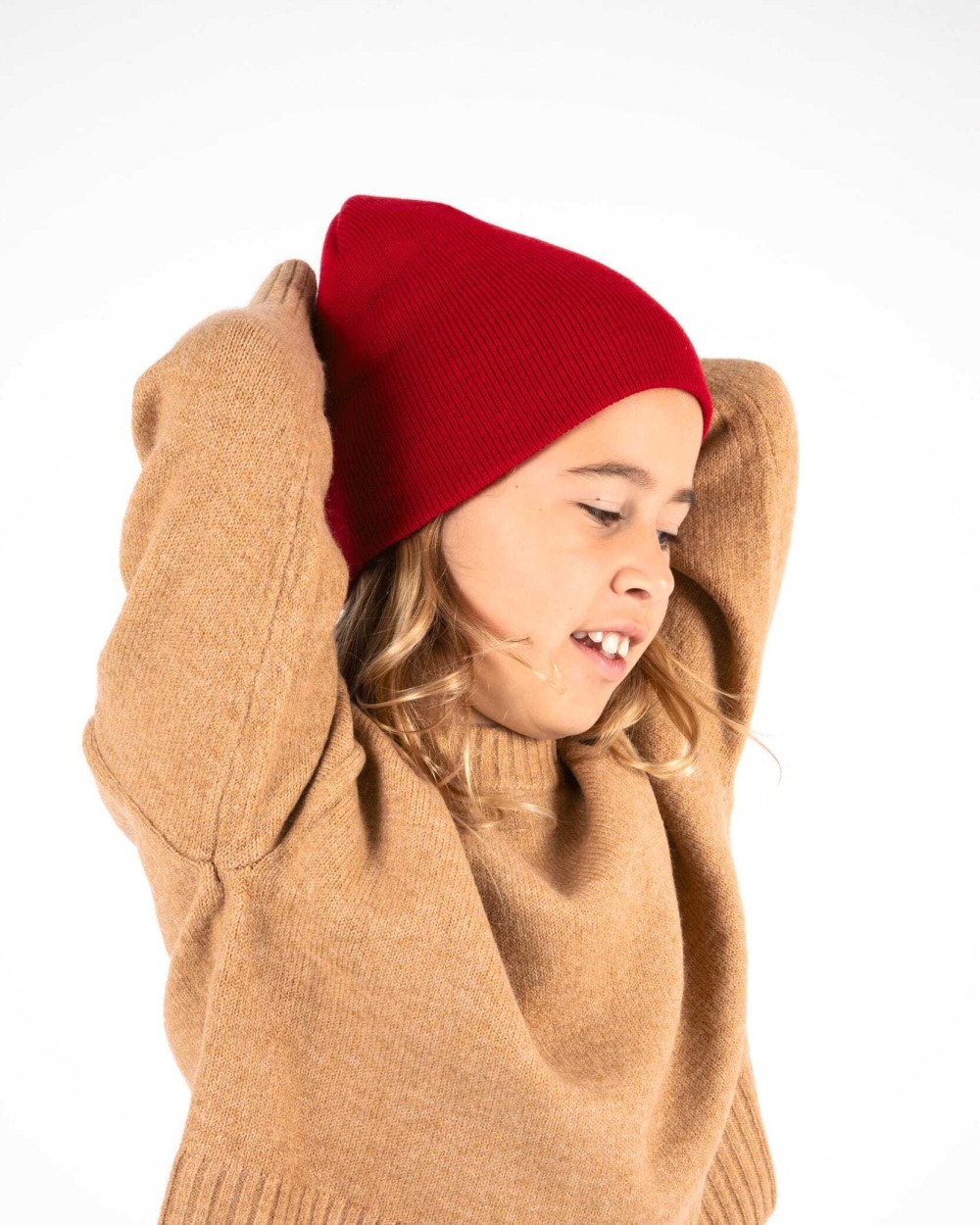 Mutsen K-UP Gebreide Kindermuts voor bedrukking &amp; borduring