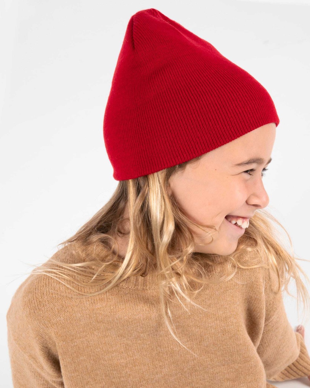 Mutsen K-UP Gebreide Kindermuts voor bedrukking &amp; borduring