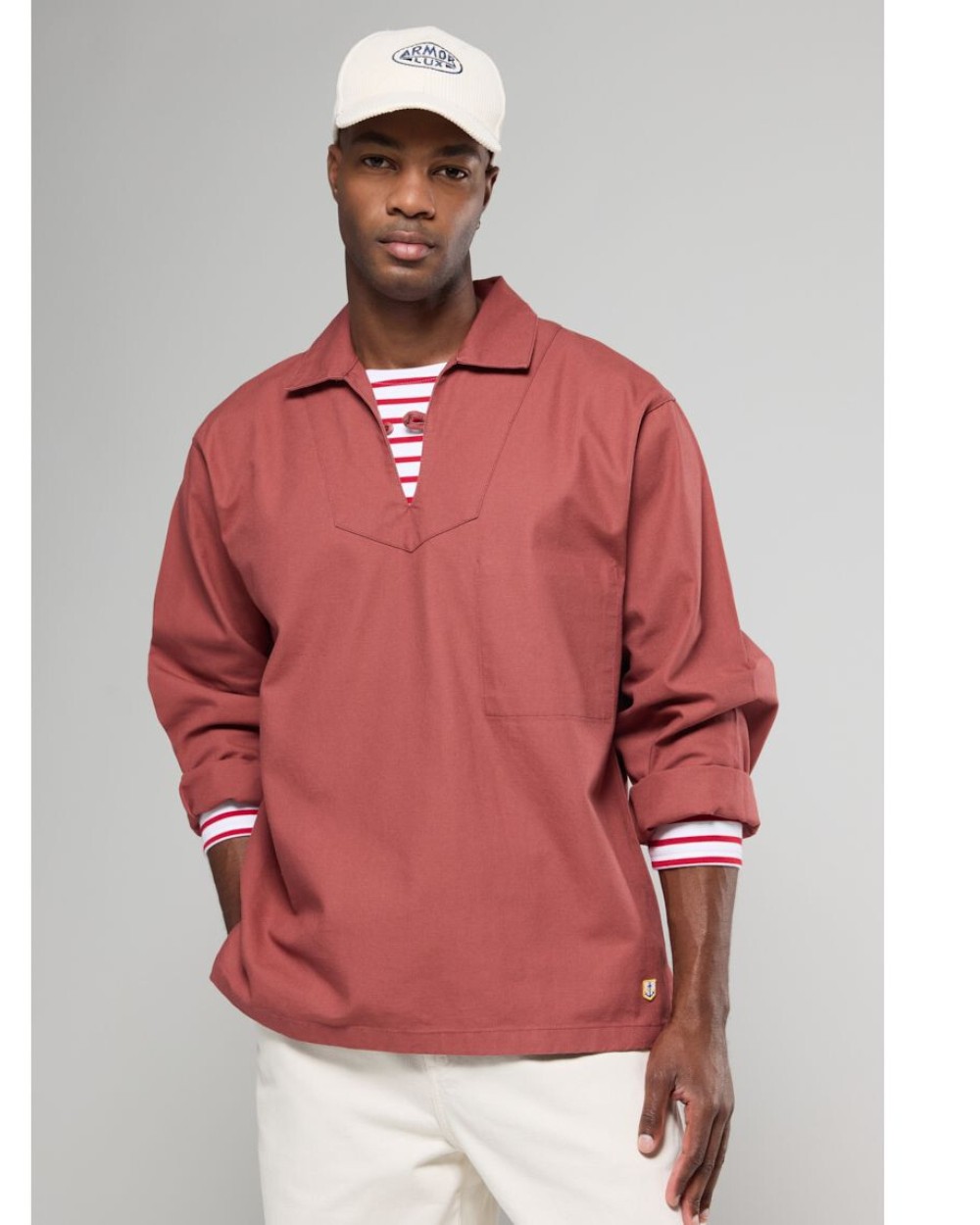 T-shirts ARMOR LUX ORIGINAL BRETON FISHERMAN SMOCK voor bedrukking &amp; borduring