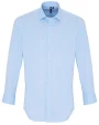 Chemises personnalisable PREMIER Mens Stretch Fit Poplin Long Sleeve Cotton Shirt