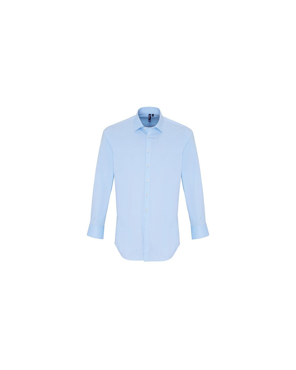 PREMIER Mens Stretch Fit Poplin Long Sleeve Cotton Shirt Hemden personalisierbar