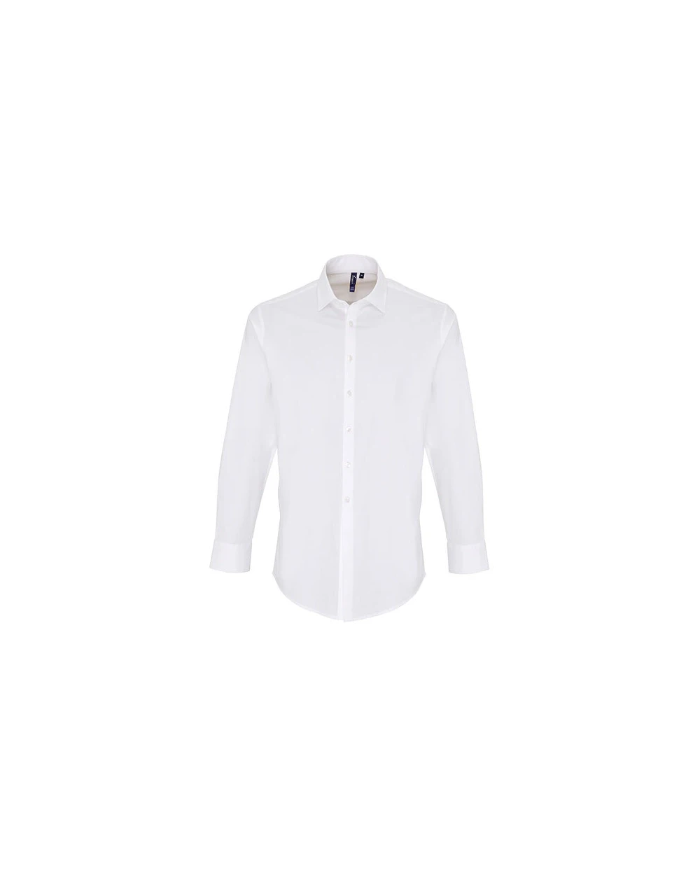 Chemises personnalisable PREMIER Mens Stretch Fit Poplin Long Sleeve Cotton Shirt
