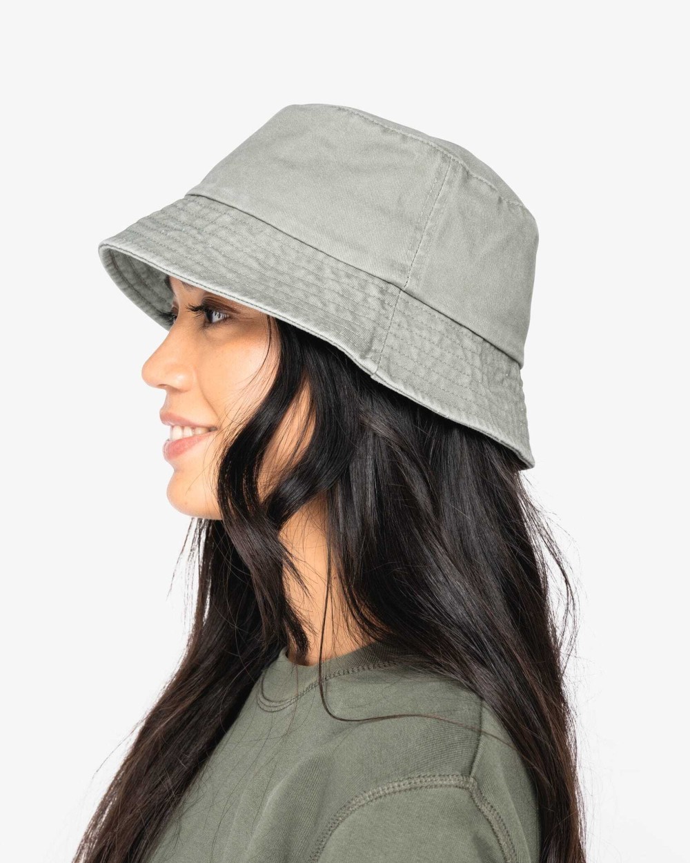 NATIVE SPIRIT Umweltfreundlicher ausgewaschener Unisex-Sonnenhut Bob-Mützen personalisierbar