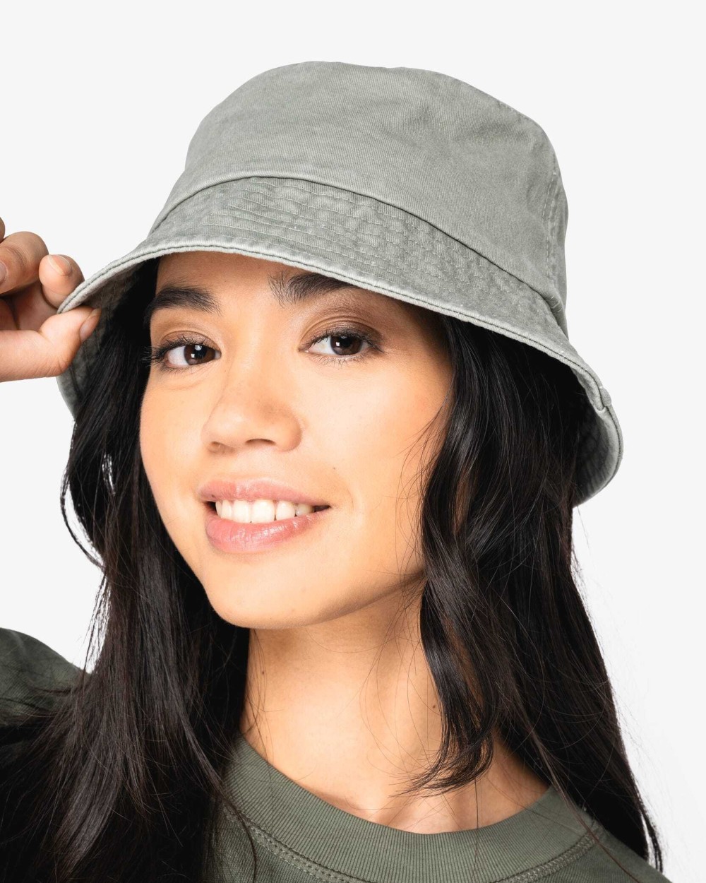 NATIVE SPIRIT Umweltfreundlicher ausgewaschener Unisex-Sonnenhut Bob-Mützen personalisierbar
