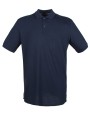 HENBURY Modern Fit Cotton Microfine-Piqué Polo Shirt Poloshirts personalisierbar