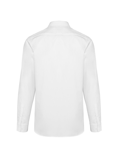 KARIBAN Chemise twill manches longues homme /api/colors/7a92cd2d-10d2-40b4-928b-296bb7487506 personnalisable