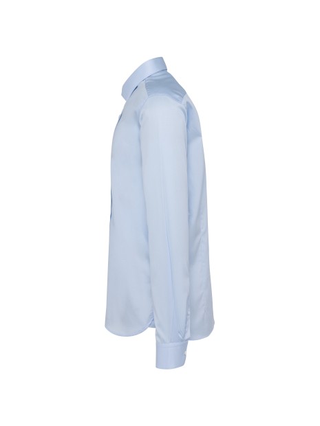 KARIBAN Chemise twill manches longues homme /api/colors/bc03c1b2-f010-4d35-8299-fc831f089711 personnalisable