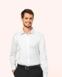 Hemden KARIBAN Herenoverhemd van twill met lange mouwen voor bedrukking &amp; borduring