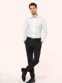 Chemises à personnaliser KARIBAN Chemise twill manches longues homme 
