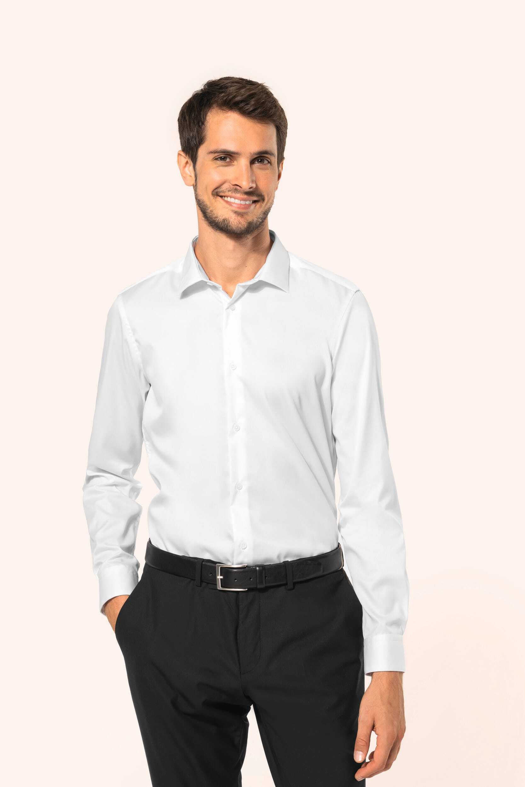 Chemises personnalisable KARIBAN Chemise twill manches longues homme