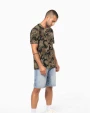 T-shirts KARIBAN T-shirt camo korte mouwen voor bedrukking &amp; borduring