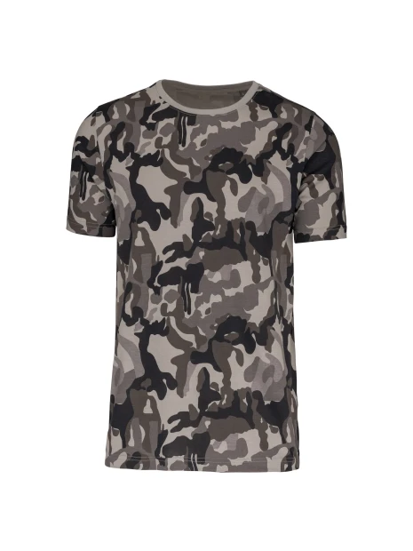 KARIBAN T-shirt camo manches courtes homme /api/colors/a2876647-1872-4d64-b1d3-cdbc9637c11b personnalisable