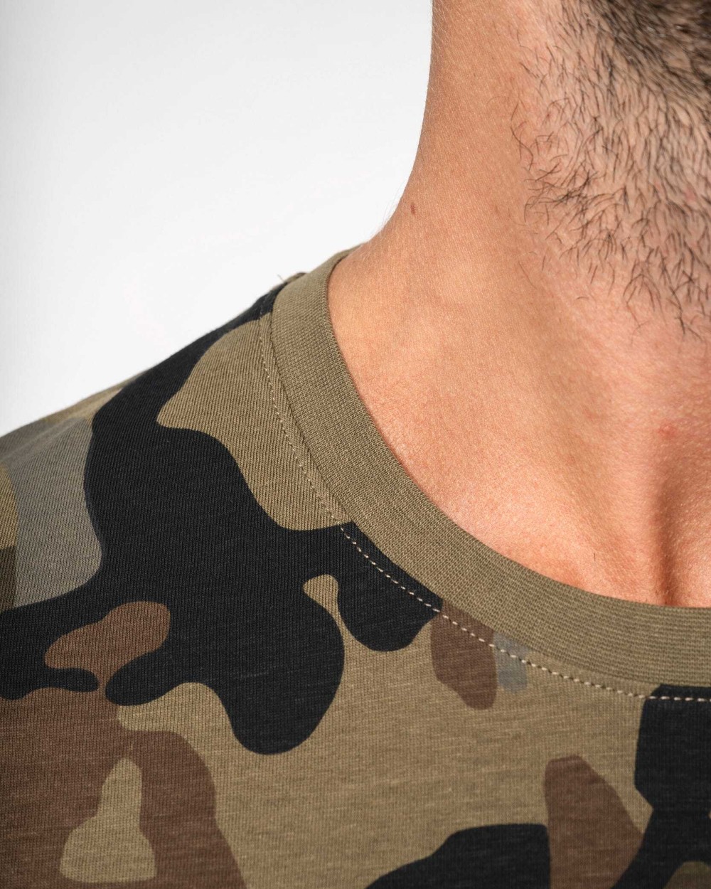 T-shirts KARIBAN T-shirt camo korte mouwen voor bedrukking &amp; borduring