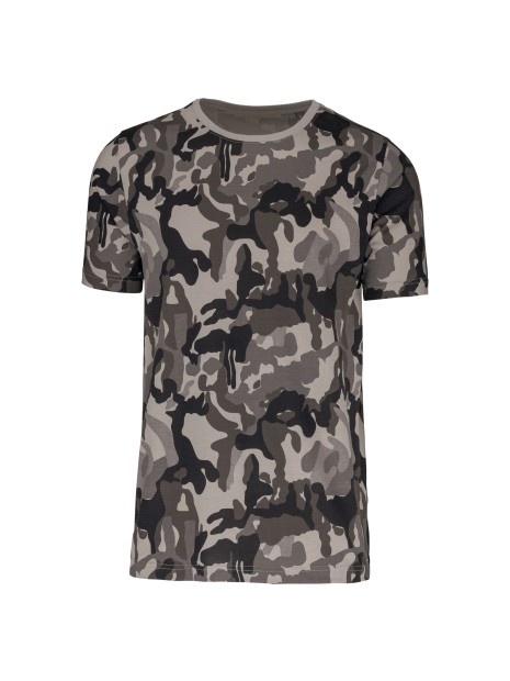 KARIBAN T-shirt camo manches courtes homme /api/colors/a2876647-1872-4d64-b1d3-cdbc9637c11b personnalisable
