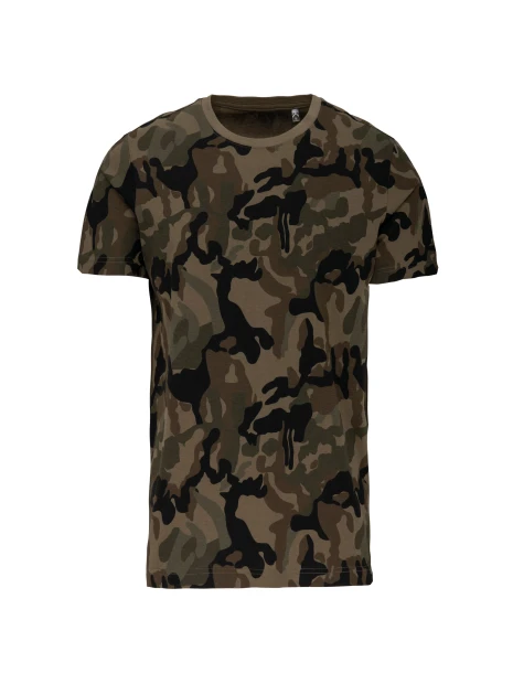 KARIBAN T-shirt camo manches courtes homme /api/colors/dbab0f28-3132-46ed-b8aa-bb769ce15981 personnalisable