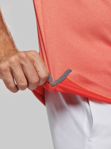 Polos à personnaliser PROACT Polo chiné manches courtes 