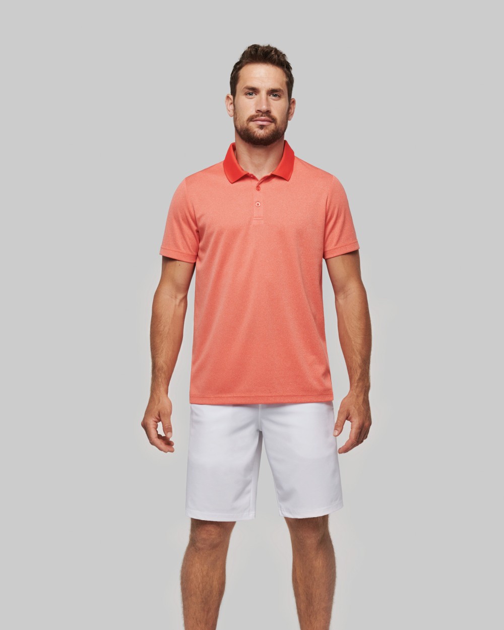 Polos personnalisable PROACT Polo chiné manches courtes