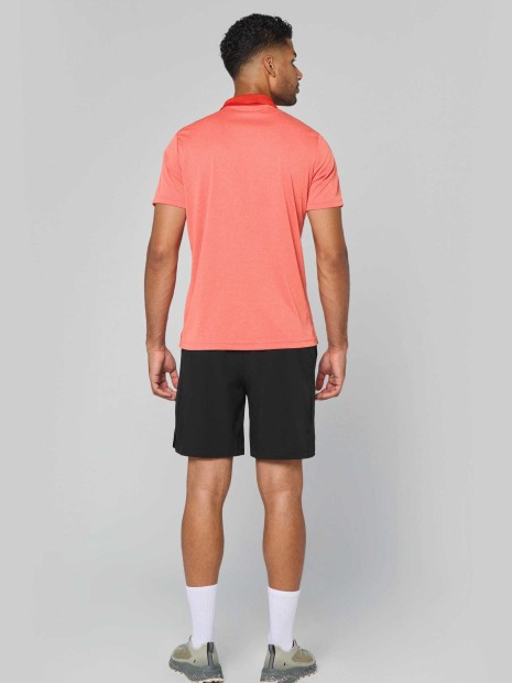 Polos à personnaliser PROACT Polo chiné manches courtes 