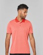 PROACT Meliertes Kurzarm-Polohemd Poloshirts personalisierbar