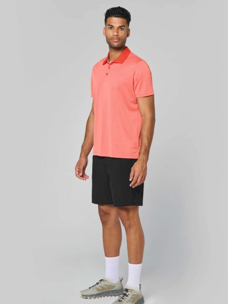 Polos à personnaliser PROACT Polo chiné manches courtes 