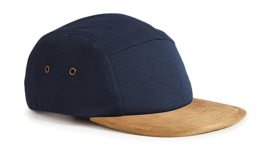 BEECHFIELD Suede Peak 5 Panel Cap Kappen personalisierbar