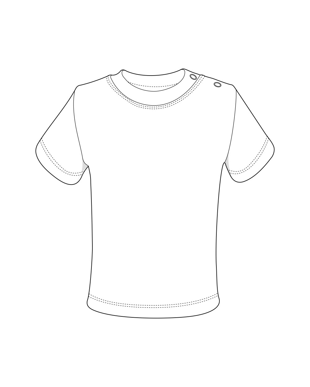 T-shirts LINK SUBLIME Short Sleeve Baby T-Shirt Polyester voor bedrukking &amp; borduring