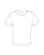 T-shirts LINK SUBLIME Short Sleeve Baby T-Shirt Polyester voor bedrukking &amp; borduring