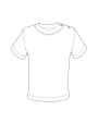 T-shirts LINK SUBLIME Short Sleeve Baby T-Shirt Polyester voor bedrukking &amp; borduring