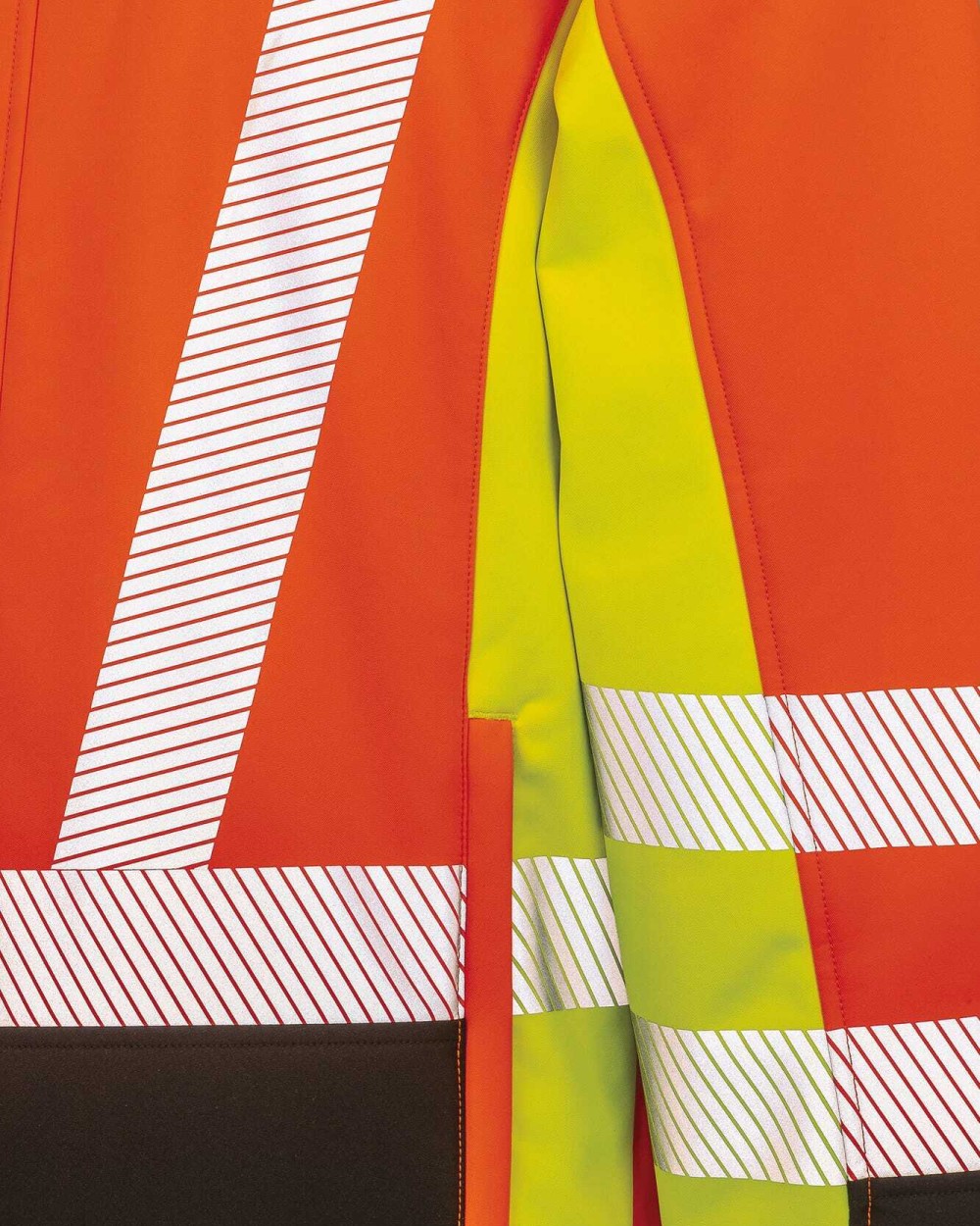 Vestes personnalisable RESULT Veste softshell de sécurité recyclé 3 couches