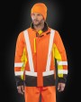 Jassen RESULT 3-laags gerecycled softshell veiligheidsjack voor bedrukking &amp; borduring