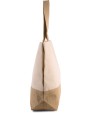 Tote bags KIMOOD Shopper van jute- & katoencanvas voor bedrukking &amp; borduring