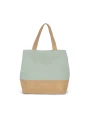 KIMOOD Sac shopping en toiles de coton et jute /api/colors/5fdba5d3-9d31-45cf-8708-172b918226a6 personnalisable