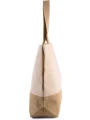 KIMOOD Sac shopping en toiles de coton et jute  personnalisable