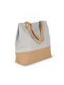 KIMOOD Sac shopping en toiles de coton et jute /api/colors/37df08cc-7eb3-41cb-885b-a59e76a8dab9 personnalisable