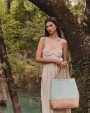 KIMOOD Baumwolltuch-Jute-Shoppingtasche Tote Bags personalisierbar
