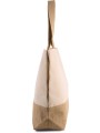 KIMOOD Sac shopping en toiles de coton et jute  personnalisable