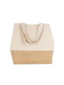 KIMOOD Sac shopping en toiles de coton et jute /api/colors/e4673c21-e8cb-492b-aa0c-b227b8618401 personnalisable