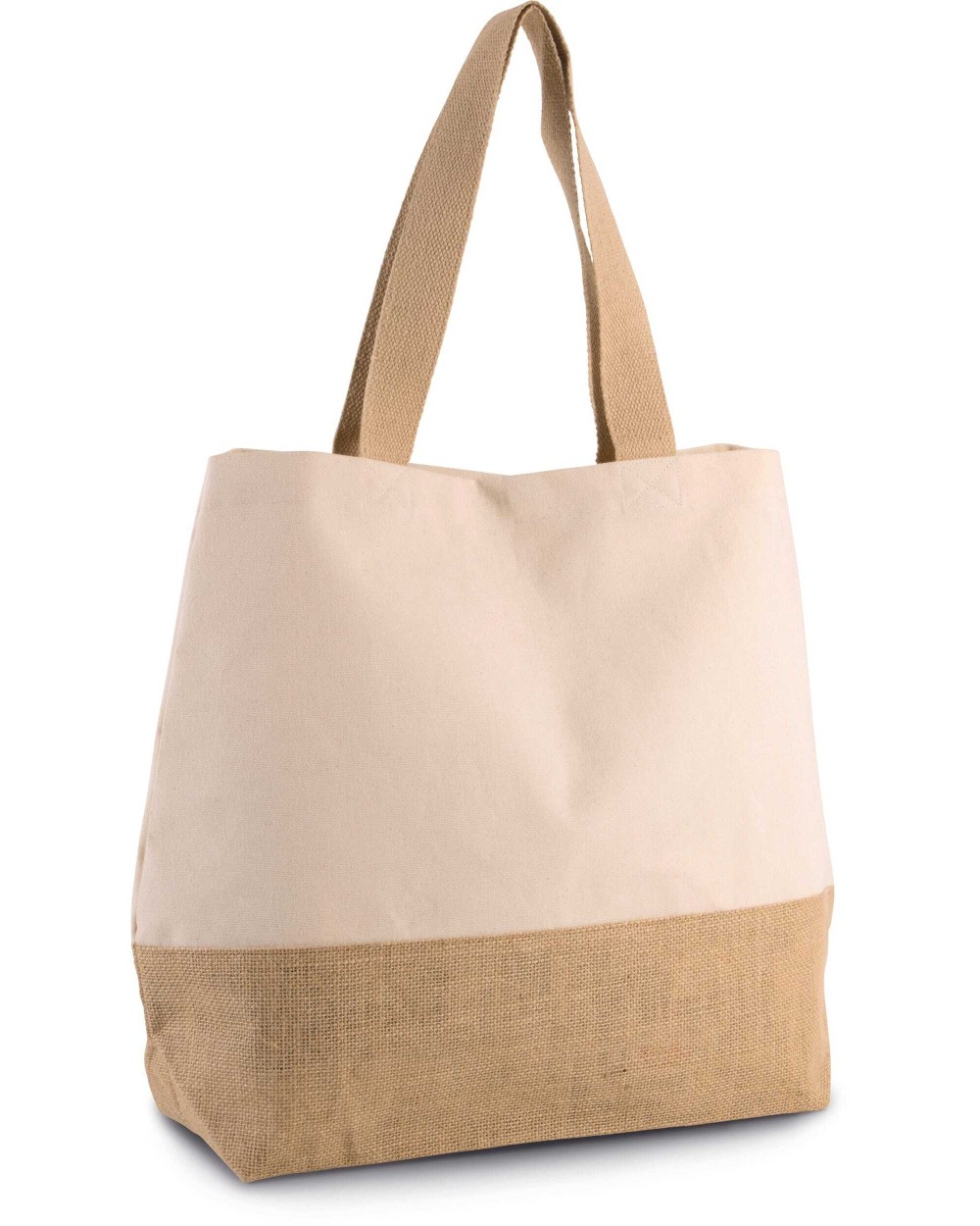 KIMOOD Baumwolltuch-Jute-Shoppingtasche Tote Bags personalisierbar