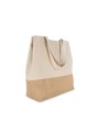 KIMOOD Sac shopping en toiles de coton et jute /api/colors/e4673c21-e8cb-492b-aa0c-b227b8618401 personnalisable