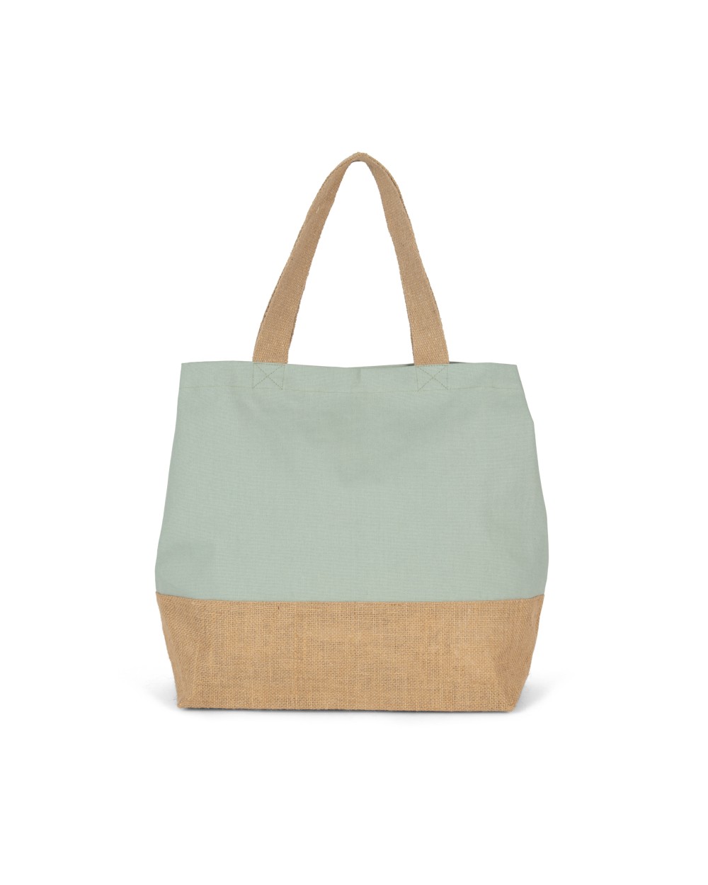 Tote bags KIMOOD Shopper van jute- & katoencanvas voor bedrukking &amp; borduring