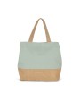 Tote bags KIMOOD Shopper van jute- & katoencanvas voor bedrukking &amp; borduring