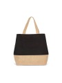 KIMOOD Sac shopping en toiles de coton et jute /api/colors/370c0efc-c3c6-4a03-a9d6-97a12577f812 personnalisable