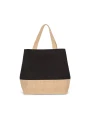 KIMOOD Sac shopping en toiles de coton et jute /api/colors/370c0efc-c3c6-4a03-a9d6-97a12577f812 personnalisable