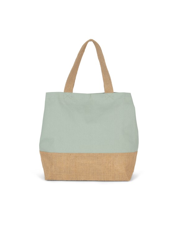 KIMOOD Baumwolltuch-Jute-Shoppingtasche Tote Bags personalisierbar