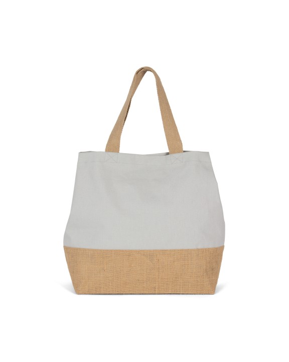 KIMOOD Baumwolltuch-Jute-Shoppingtasche Tote Bags personalisierbar