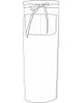 Schorten LINK KITCHENWEAR French Apron XXL with Pocket voor bedrukking &amp; borduring